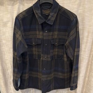 Filson Men's Plaid Jacket - Navy and Olive